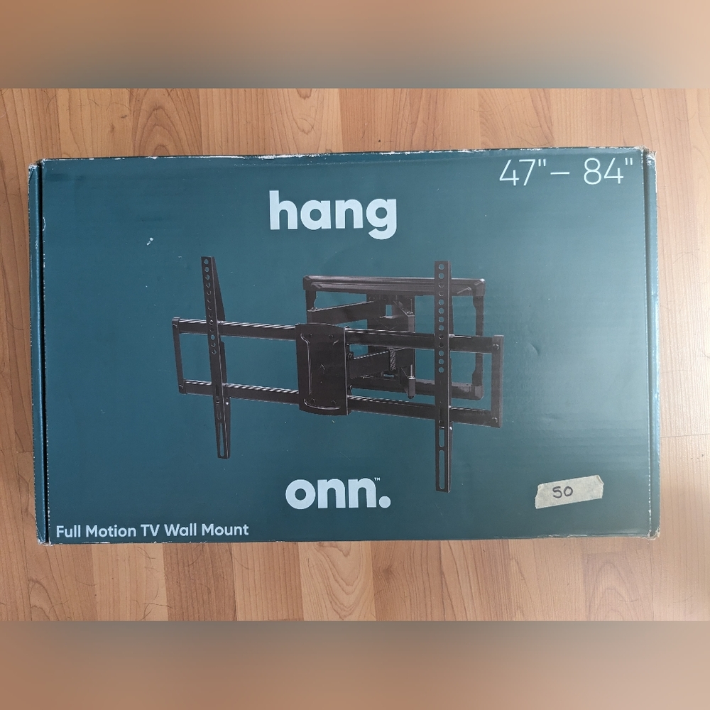 ONN ONA16TM014E Full Motion Articulating Swivel Universal Wall Mount Kit